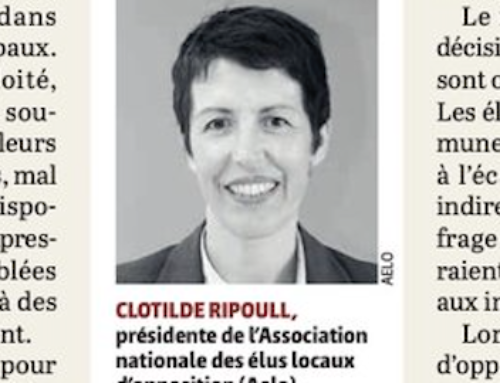 Une tribune de la Présidente de l’AELO, Clotilde Ripoull, dans la « Gazette des communes »