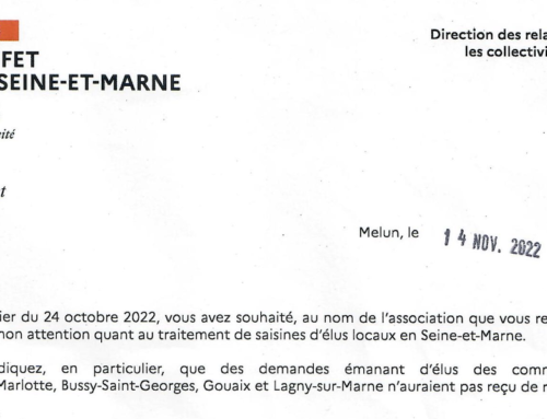 L’AELO saisit les Préfectures